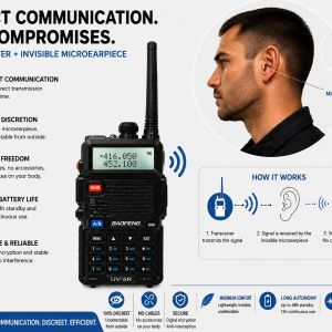 One-way invisible communication set