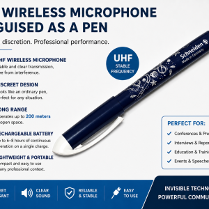 Spy bug PEN microphone transmitter